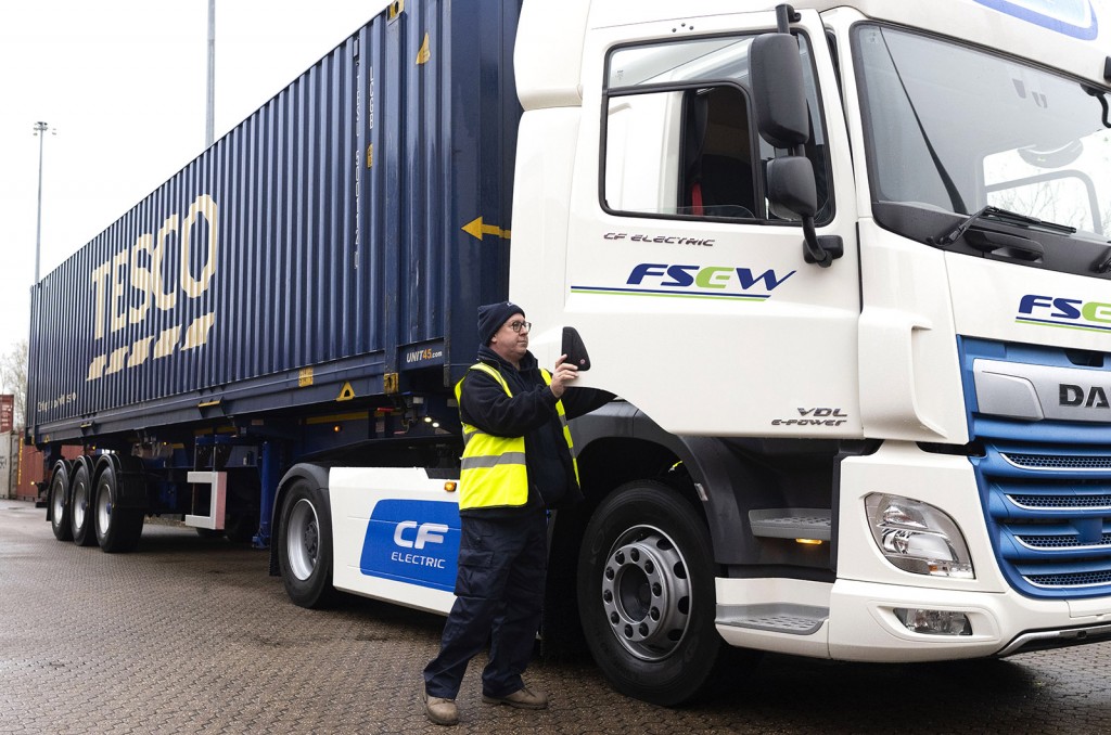 Tesco delivers with first two electric HGV trucks Move Electric